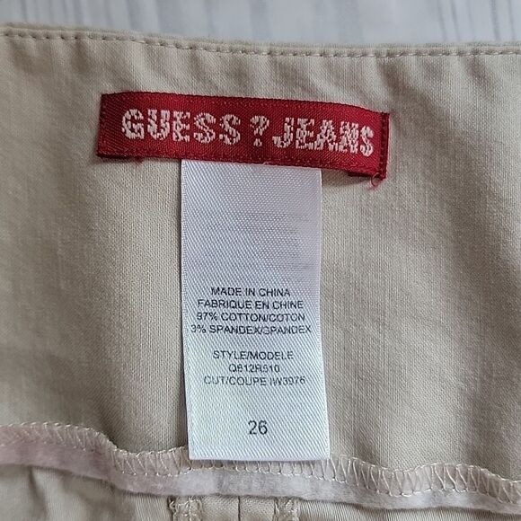Guess khaki mini skirt in cotton Women's Size 26 - Picture 9 of 12